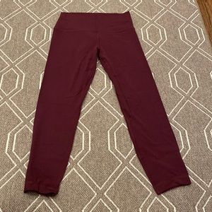 NWOT lululemon align Bordeaux color sz 8